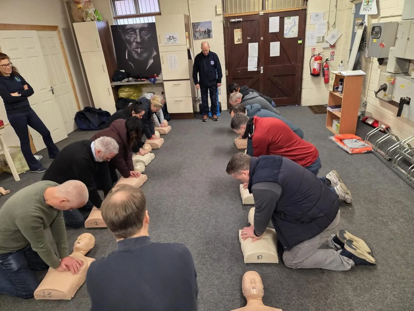 LSW CPR training session